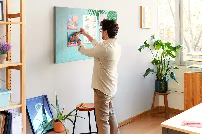 Tableau d’affichage en liège Cadre de palmiers