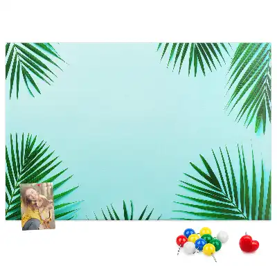 Tableau de liège Forêt tropicale botanique murale