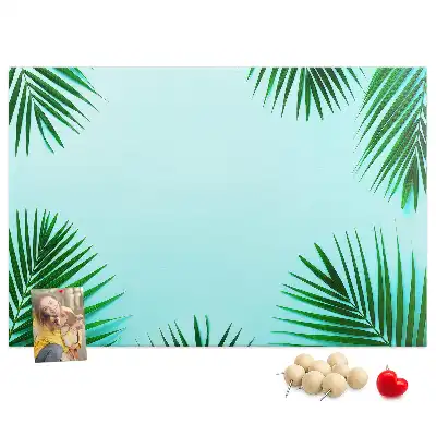 Tableau de liège Forêt tropicale botanique murale