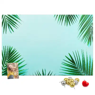 Tableau de liège Forêt tropicale botanique murale