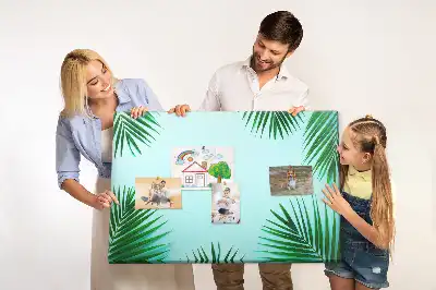 Tableau de liège Forêt tropicale botanique murale