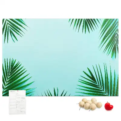Tableau de liège Forêt tropicale botanique murale