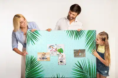 Tableau de liège Forêt tropicale botanique murale