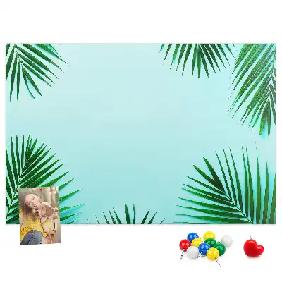Tableau de liège Forêt tropicale botanique murale