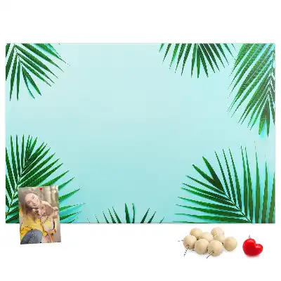 Tableau de liège Forêt tropicale botanique murale
