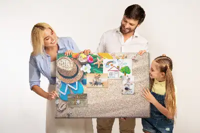 Tableau en liège déco Été exotique