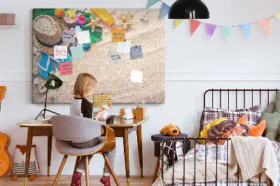 Tableau en liège déco Été exotique