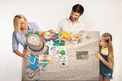 Tableau en liège déco Été exotique
