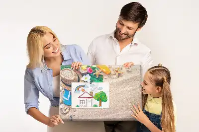 Tableau en liège déco Été exotique