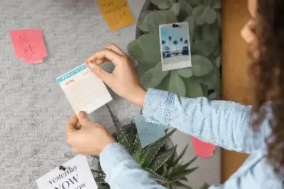 Tableau d’affichage en liège Plantes décoratives