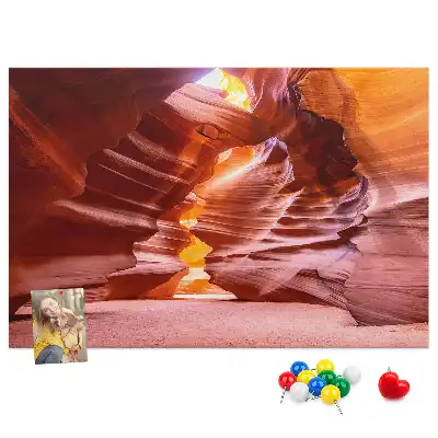 Tableau en liège déco Antelope Canyon