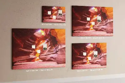 Tableau en liège déco Antelope Canyon