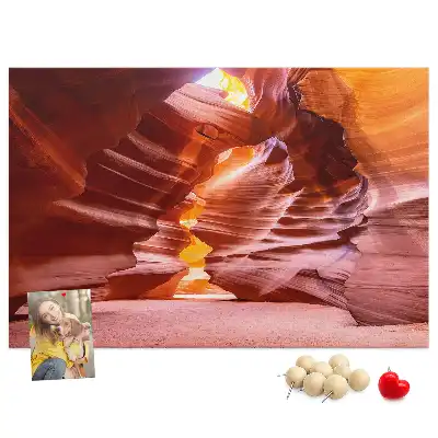 Tableau en liège déco Antelope Canyon