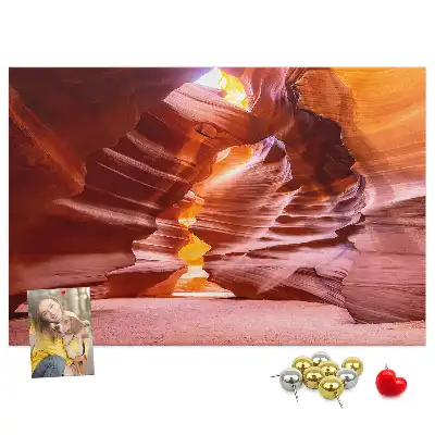 Tableau en liège déco Antelope Canyon