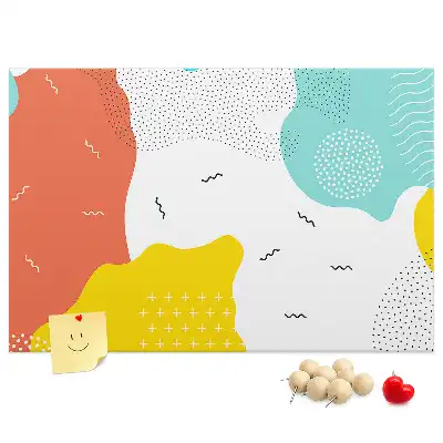 Tableau de liège Abstraction POP