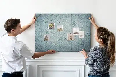 Tableau en liège déco Carte Vintage