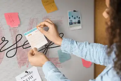 Tableau en liège déco Affirmation aime-toi