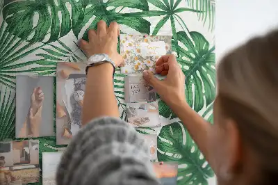 Tableau de liège Feuilles de monstera