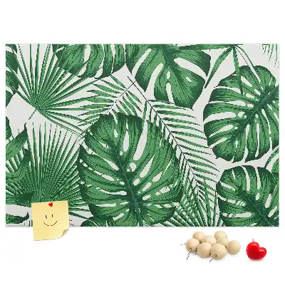 Tableau de liège Feuilles de monstera