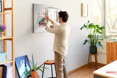 Tableau de liège Arbre racines