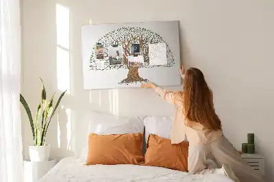 Tableau de liège Arbre racines