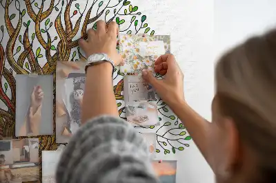 Tableau de liège Arbre racines