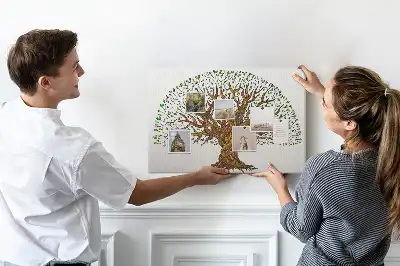 Tableau de liège Arbre racines