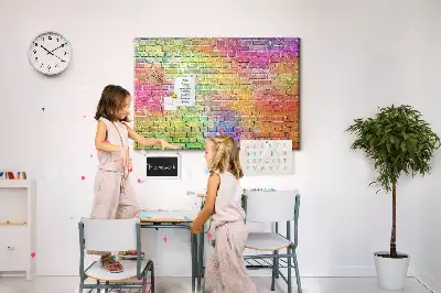 Tableau d’affichage en liège Mur peint