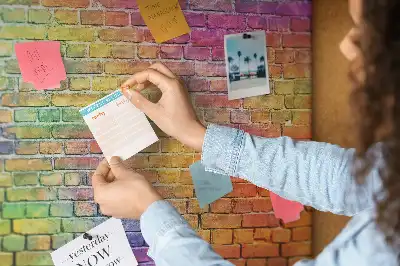 Tableau d’affichage en liège Mur peint