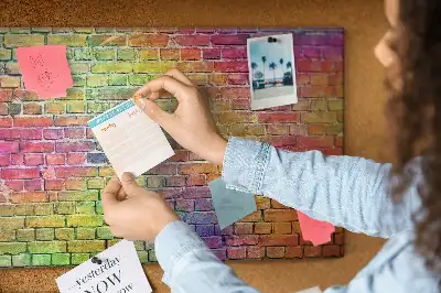 Tableau d’affichage en liège Mur peint