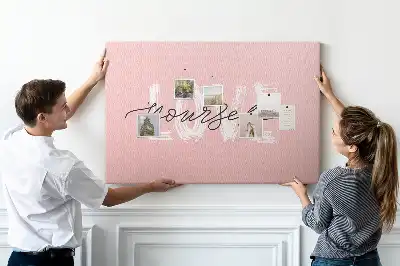 Tableau d’affichage en liège Slogan amour-propre