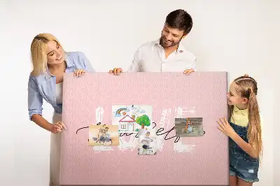 Tableau d’affichage en liège Slogan amour-propre