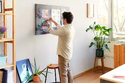 Tableau de liège Mouvements de pinceau