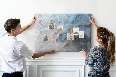 Tableau d’affichage en liège Texture rocheuse classique