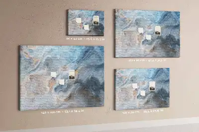 Tableau d’affichage en liège Texture rocheuse classique