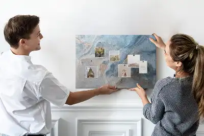 Tableau d’affichage en liège Texture rocheuse classique