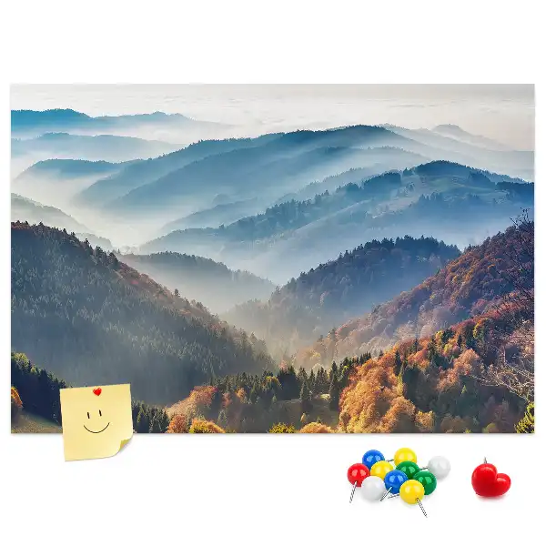 Tableau en liège déco Paysage de montagne nature