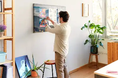 Tableau en liège déco Paysage de montagne nature