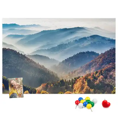 Tableau en liège déco Paysage de montagne nature
