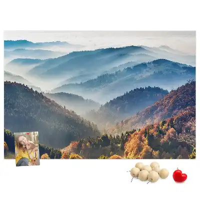 Tableau en liège déco Paysage de montagne nature
