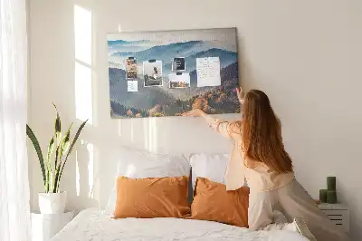 Tableau en liège déco Paysage de montagne nature