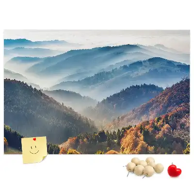 Tableau en liège déco Paysage de montagne nature