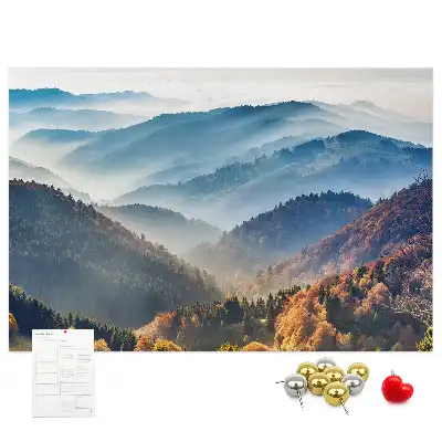 Tableau en liège déco Paysage de montagne nature