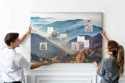 Tableau en liège déco Paysage de montagne nature