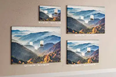 Tableau en liège déco Paysage de montagne nature