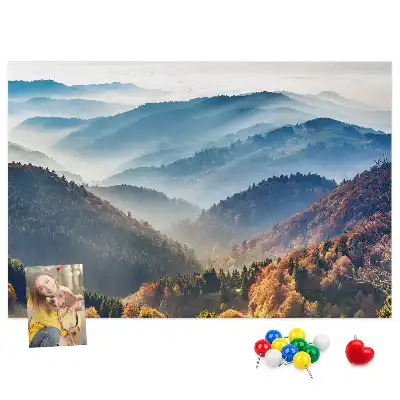 Tableau en liège déco Paysage de montagne nature