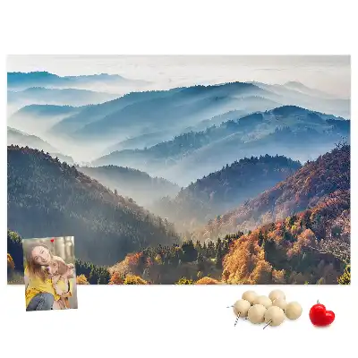 Tableau en liège déco Paysage de montagne nature