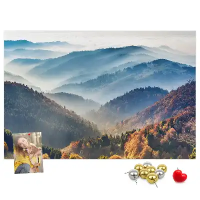 Tableau en liège déco Paysage de montagne nature