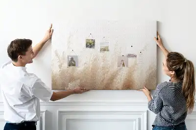 Tableau d’affichage en liège Céréales abstraction