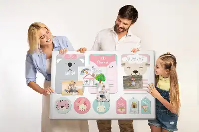 Tableau en liège déco Marque-pages heureux